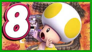 New Super Mario Bros Wii - Part 8 Walkthrough W-8 (Nintendo Wii)