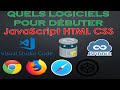 Quels logiciels pour dbuter en javascript html css  editeur de code  utilitaires fr