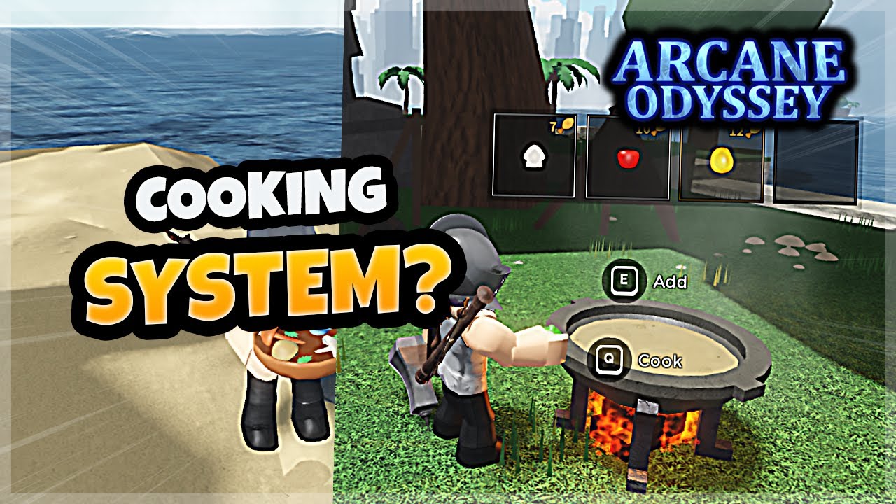 Cooking Sneak! Roblox Arcane Odyssey 