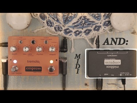 ギター Empress Effects  Tremolo 2 Empress Tremolo2 - YouTube