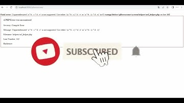 Unparenthesized `a ? b : c ? d : e` is not supported CodeIgniter 3 en XAMPP con PHP 8