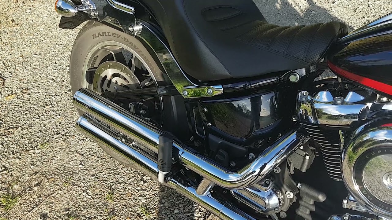 Vance & Hines Eliminator 300 with quiet baffle Hd Fxlr YouTube
