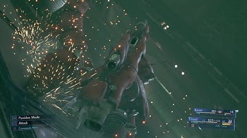 FINAL FANTASY VII REMAKE DEMO - Optimal Sentinel Scorpion Boss Fight