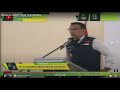 Ridwan Kamil, Gubernur JABAR dalam peresmian Relawan Satgas Covid 19 se Bandung Raya di SMKN 3 Bdg