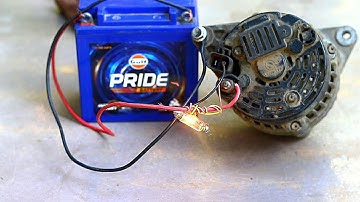how to connection car alternator / how to connection 2 pin alternator / lucas tvs 2 pin alternator