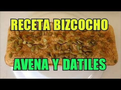 Receta: bizcocho de avena y dátiles. Comida real. Real food. 068 fitland