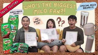 MILO Lovers Guess Different Types Of MILO | Taste Testers | EP 125