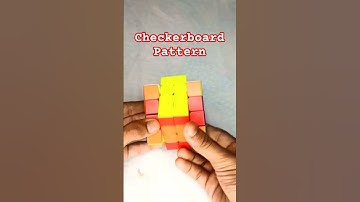 solving 4by4 cube in checkerboard pattern #cube #shorts #viralshort #cubing #short #trendingshort