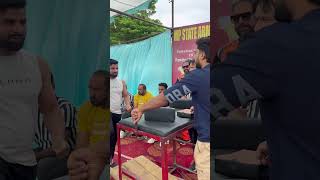 Speed..😱 Jogendra yadav arm wrestling match state championship bhopal #jogendrayadav #armwrestling
