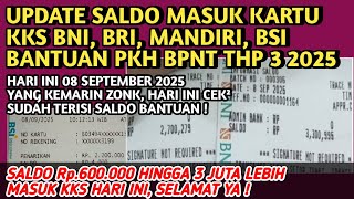 UPDATE ON THE BALANCE OF KKS PKH BPNT THP 3 2025 TODAY: THOSE WHO WERE ZONK YESTERDAY, MANY ARE D...