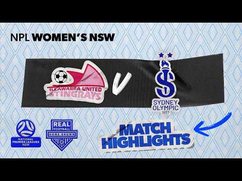 NPL Women's NSW Round 22 Highlights – Illawarra Stingrays v Sydney Olympic — football highlights