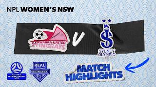 NPL Women's NSW Round 22 Highlights – Illawarra Stingrays v Sydney Olympic