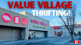 THRIFT WITH ME at VALUE VILLAGE for VINTAGE HOME DECOR! Calgary, Canada! RESELLER VLOG