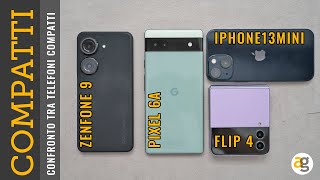 Andreagaleazzi.com Video CONFRONTO tra i MIGLIORI TELEFONI COMPATTI IPHONE 13 mini, GALAXY FLIP4, PIXEL 6a e ZENFONE 9