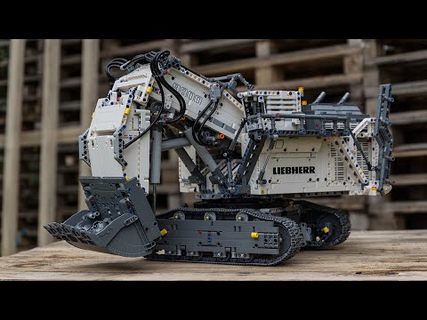 liebherr r 9800 excavator lego