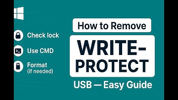 Remove Write Protection from USB drive   Easy Method 2025 Fix