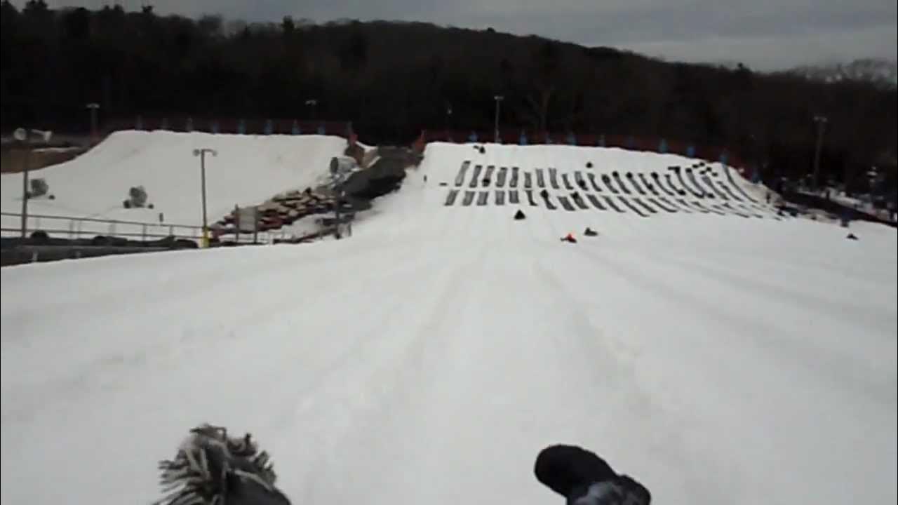 Camelback Snow tubing 12 Feb 2013 YouTube
