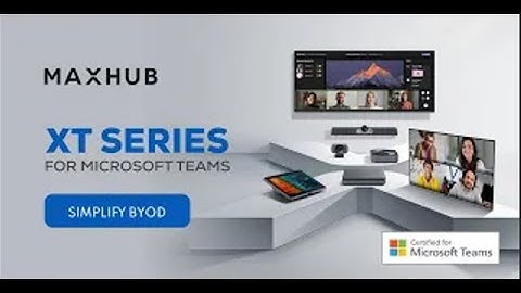 MAXHUB XT Series for Microsoft Teams Rooms