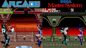 All Master System Vs Arcade Games Compared Side By Side