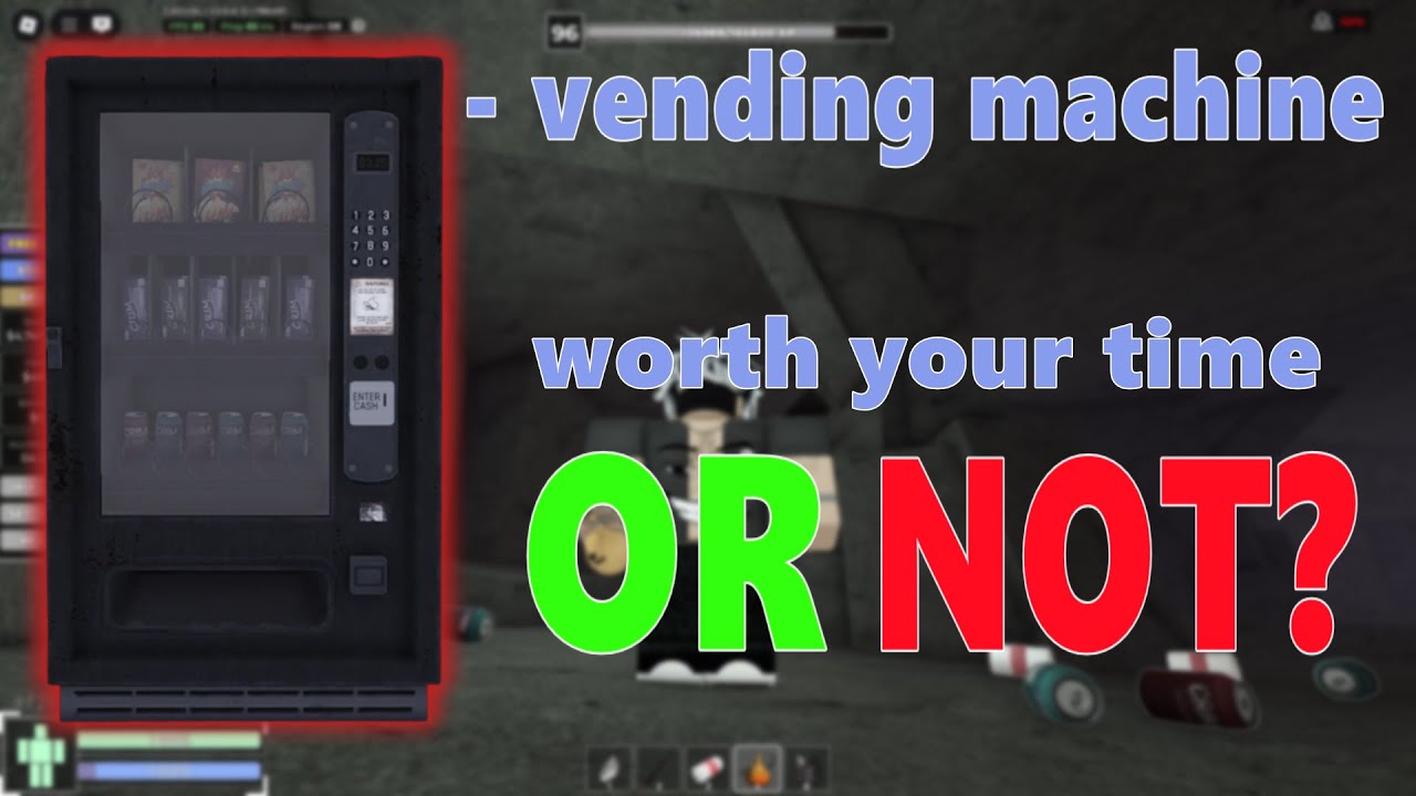 [CRIMINALITY] Vending machine