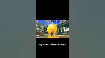 Splatoon 3: My fastest rainmaker match so far #splatoon3 #rainmaker #anarchybattles