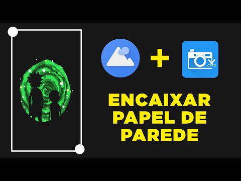Como ajustar papel de parede na tela do celular Android - App planos de fundo Google + PhotoEditor