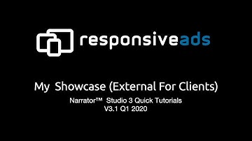 Responsive Ads Academy : My Showcase (for external clients)