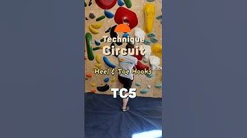 Heel & Toe Hooks - Rise Technique Circuit - TC5  #climbing #bouldering #beta #technique