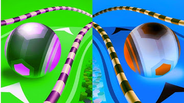 Action Ball vs Reverse gameplay Ball Colour Run walkthrough , iOS Android New Update  ( part : 493 )