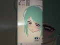 初音ミクちゃんのイラストメイキングです #fypシ #イラスト #ilustracion #イラストメイキング #初音ミク #asmr #リメイク