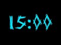 15 Minute Timer - Blue / NO SOUND