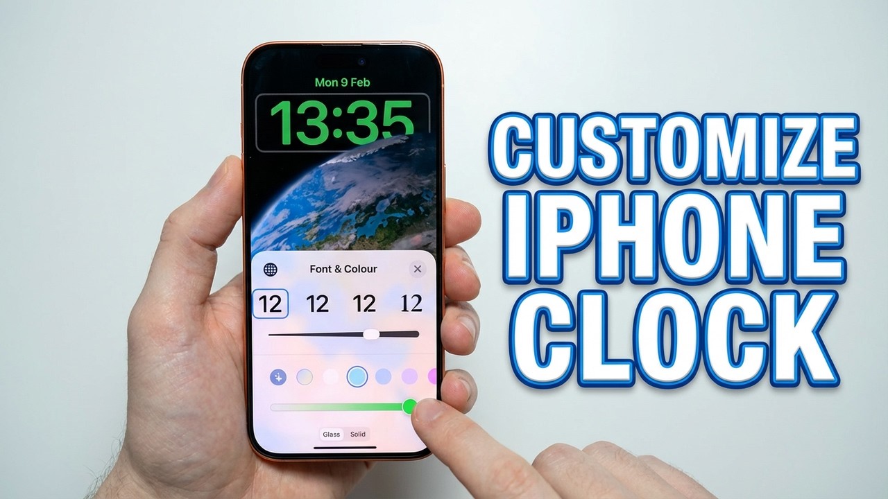 iPhone 17 Pro Max: How to Change Always on Display Clock Color - YouTube