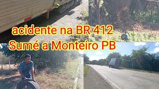 Acidente Na Br 412 Entre Sumé A Monteiro Pb 21062025