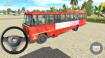 Desi Bus Village Route Driving Game - Indian Sleeper Bus Simulator | Bus Wala Game -Android Gameplay