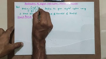 Dsp Module4 Class19 Realization Of Filter Structures-Part1