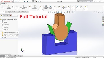 Sheet Metal U Bending Animation Tutorial in Solidworks