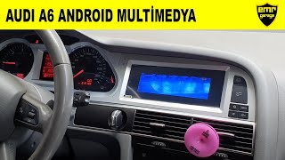 Audi A6 C6 kasa 2004-2011 büyük ekran android multimedya teyp - Emr Garage Ankara