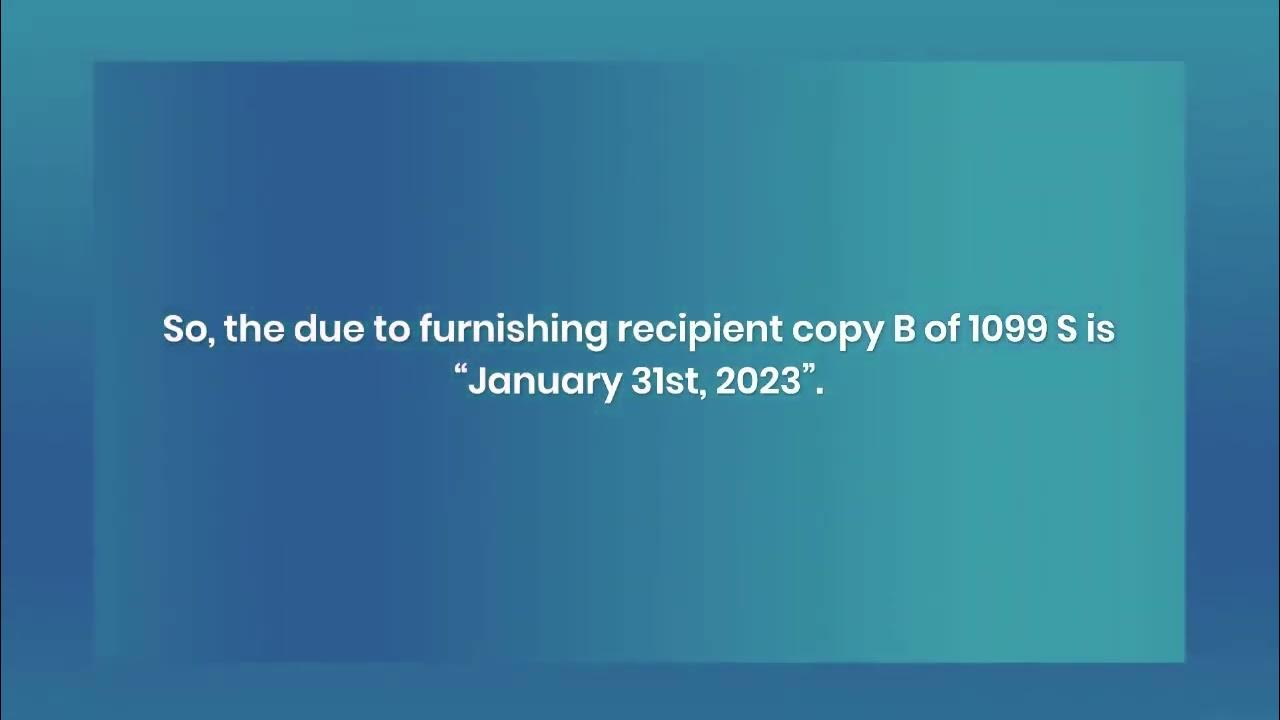 1099 A Form Online Filing Deadline for 2022 YouTube