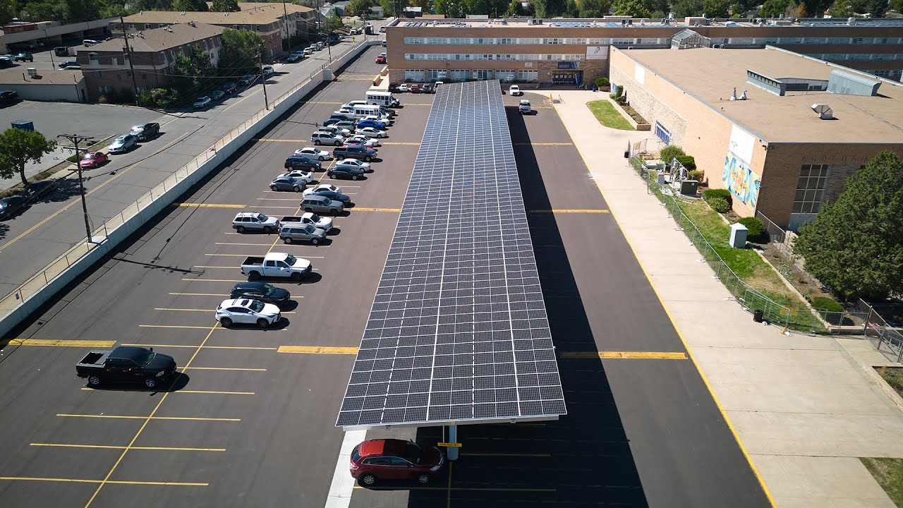 Denver Community Solar Garden: Abraham Lincoln High School