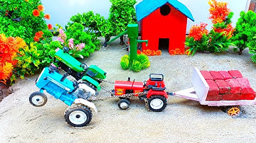 Diy Tractor Trolley loading new Technology | science project Mini Toy @keep villa