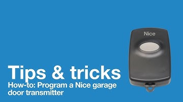 How To: Program a Nice Commercial Garage Door Transmitter