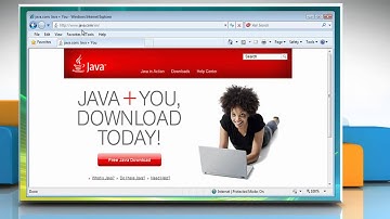 Internet Explorer® 8: How to install Java® on Windows® Vista