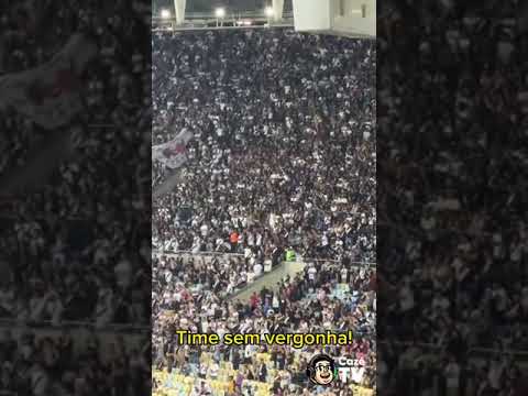 “TIME SEM VERGONHA…” A TORCIDA DO VASCO PROTESTOU CONTRA O TIME DURANTE A DERROTA DIANTE DO FLAMENGO