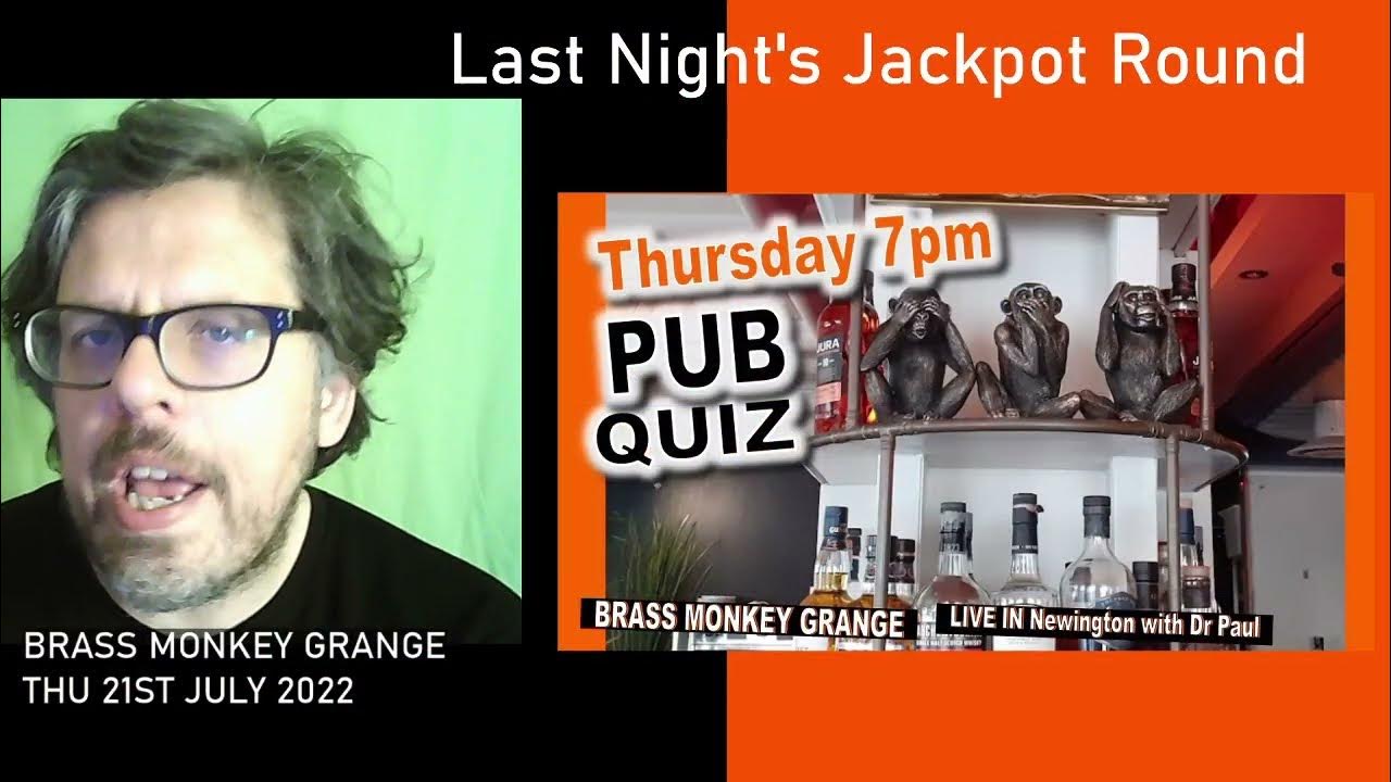 New Quiz Up At Brass Monkey Grange YouTube