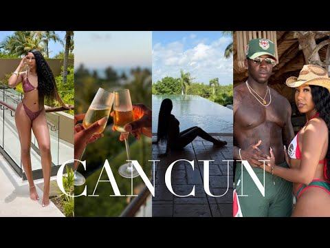 TRAVEL VLOG: BAECATION TO CANCUN | OUR ANNIVERSARY, LUXURY RESORT, EXPLORING, NIGHTLIFE + MORE