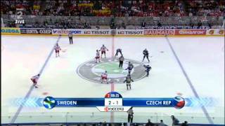 MS 2010 Česko Švédsko Semifinále 2 třetina