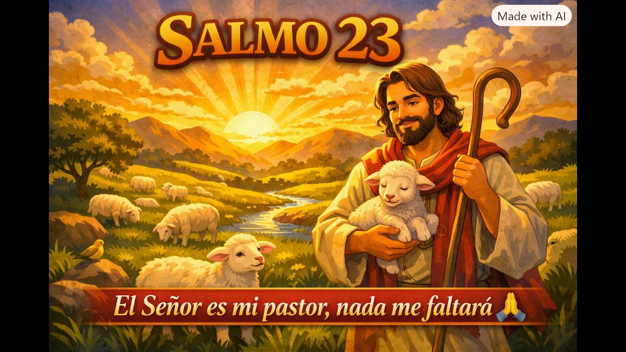 SALMO 23 EL SEÑOR ES MI PASTOR (NVI) Nueva Versión Internacional - YouTube