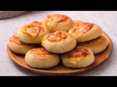 video Fluffy mini pizzas a bite sized version of pizza that makes for a fun and unique appetizer , Worldwide Recipes Fluffy mini pizzas a bite sized version of pizza that makes for a fun and unique appetizer