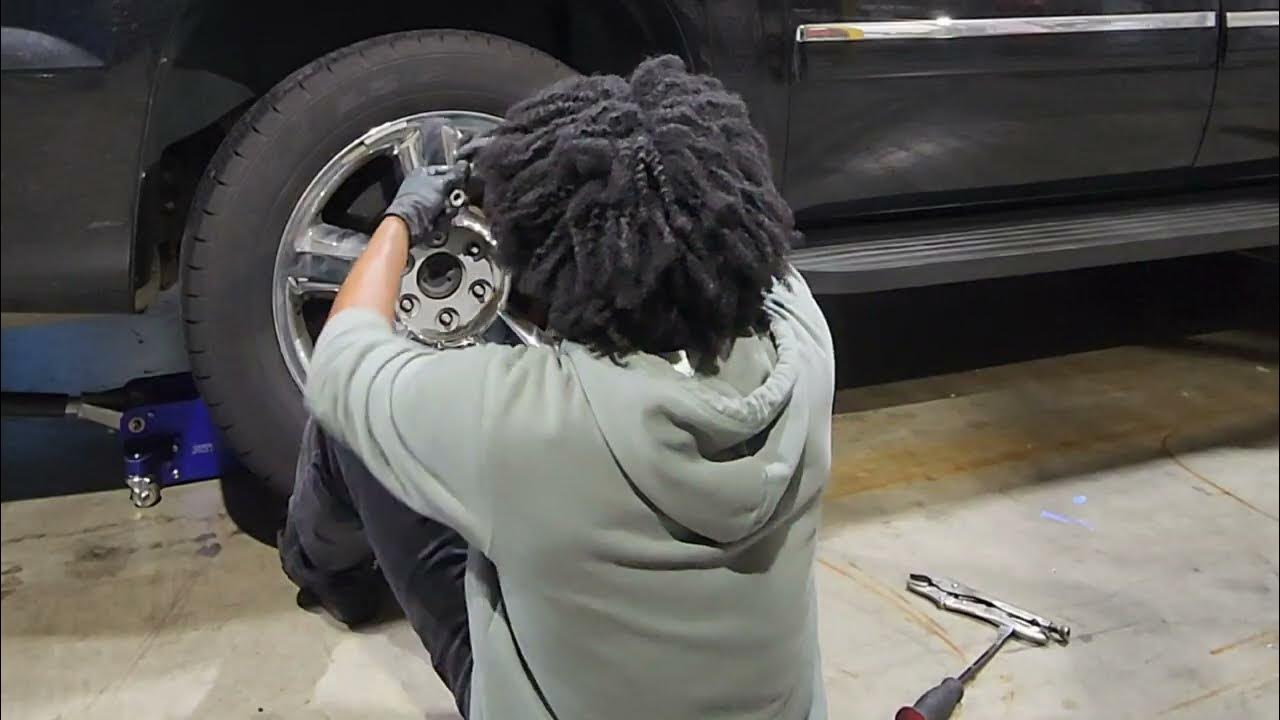 Rainy Day Brake Replacement Chevy Avalanche Grapevine Tx YouTube