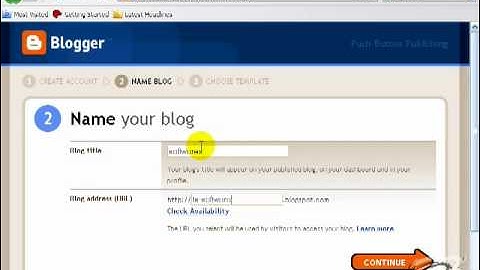 How to create blogger Account in urdu / Hindi